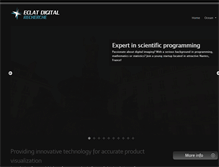 Tablet Screenshot of eclat-digital.com